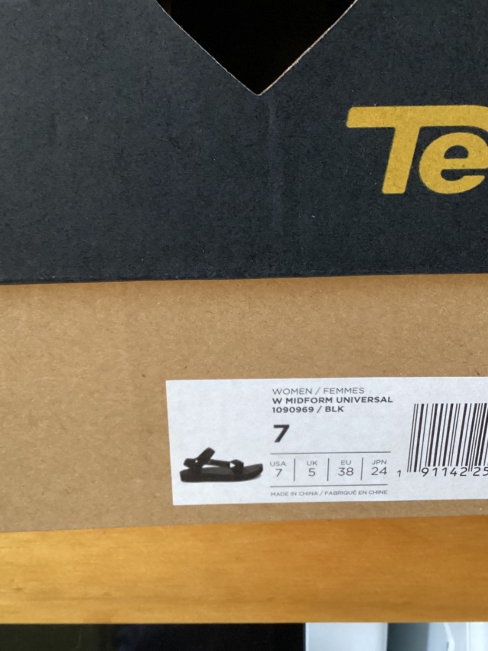 Teva Original Universal Sandals Women 7 Bright White New in Box - Picture 5 of 5